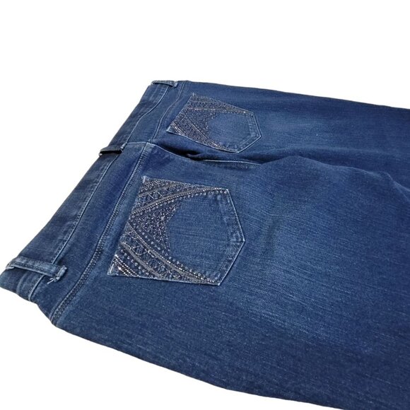 Gloria Vanderbilt All Around Slimming Jean Denim Jordyn Curvy Bootcut Womens 16P - Picture 3 of 8